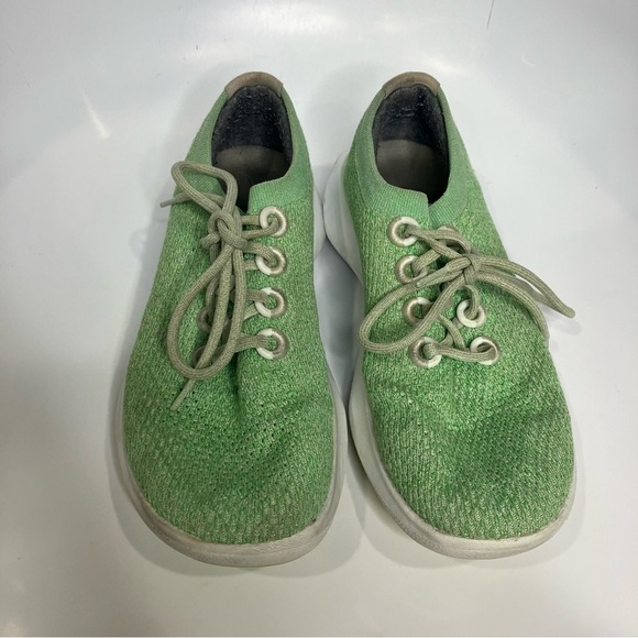 Allbirds Tree Dasher 1 sneakers green wool washable size 9.5 - Picture 3 of 8